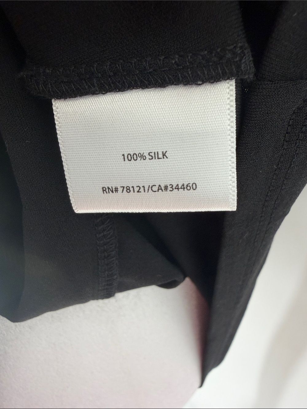 Eileen Fisher Black 100% Silk Sequin Embellished Tunic Tank Top Small - Picture 6 of 6